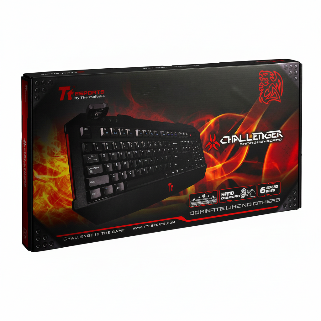 TTE Challenger Gaming Keyboard – USB Wired Gaming Keyboard with Ergonomic Design