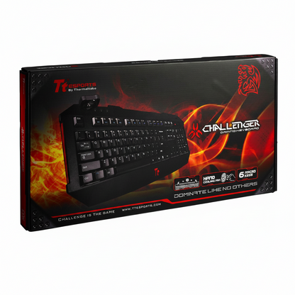 TTE Challenger Gaming Keyboard – USB Wired Gaming Keyboard with Ergonomic Design