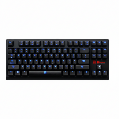TT POSEIDON ZX Mechanical Gaming Keyboard – Cherry MX Brown Switches & Blue Backlight