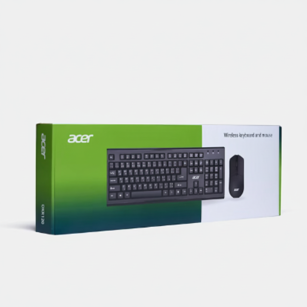 Acer OKR120 Wireless Keyboard & Mouse Combo – Compact & Reliable Productivity Set
