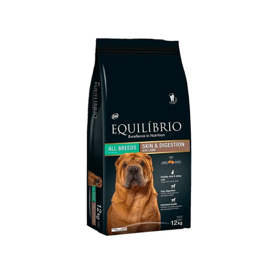 Equilibrio - Skin & Digestion, Lamb Adult Dry Dog Food - 2kg, 12kg