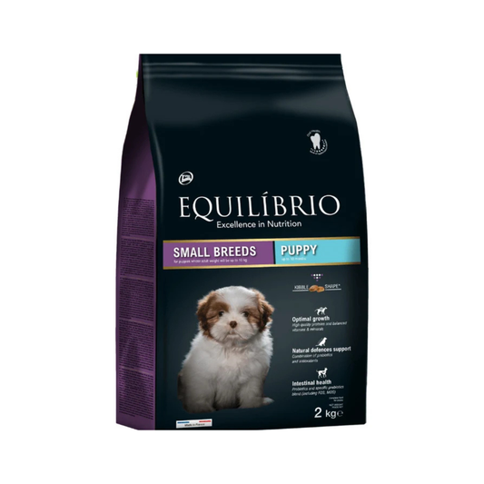 Equilibrio - Small Breed, Puppy Dog Dry Food, With Chicken - 2kg, 7.5kg