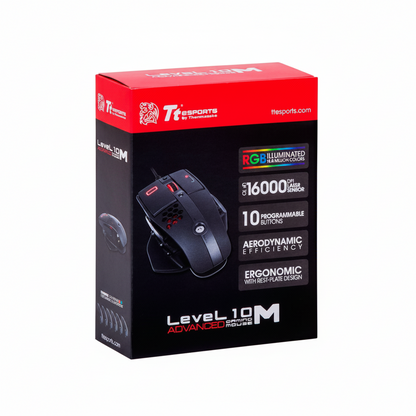 TTE LEVEL 10 M Advanced Laser Gaming Mouse – Premium Ergonomic RGB Gaming Mouse