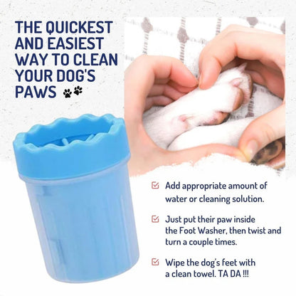 Pet Paw Cleaner Cup – Say Goodbye to Muddy Floors