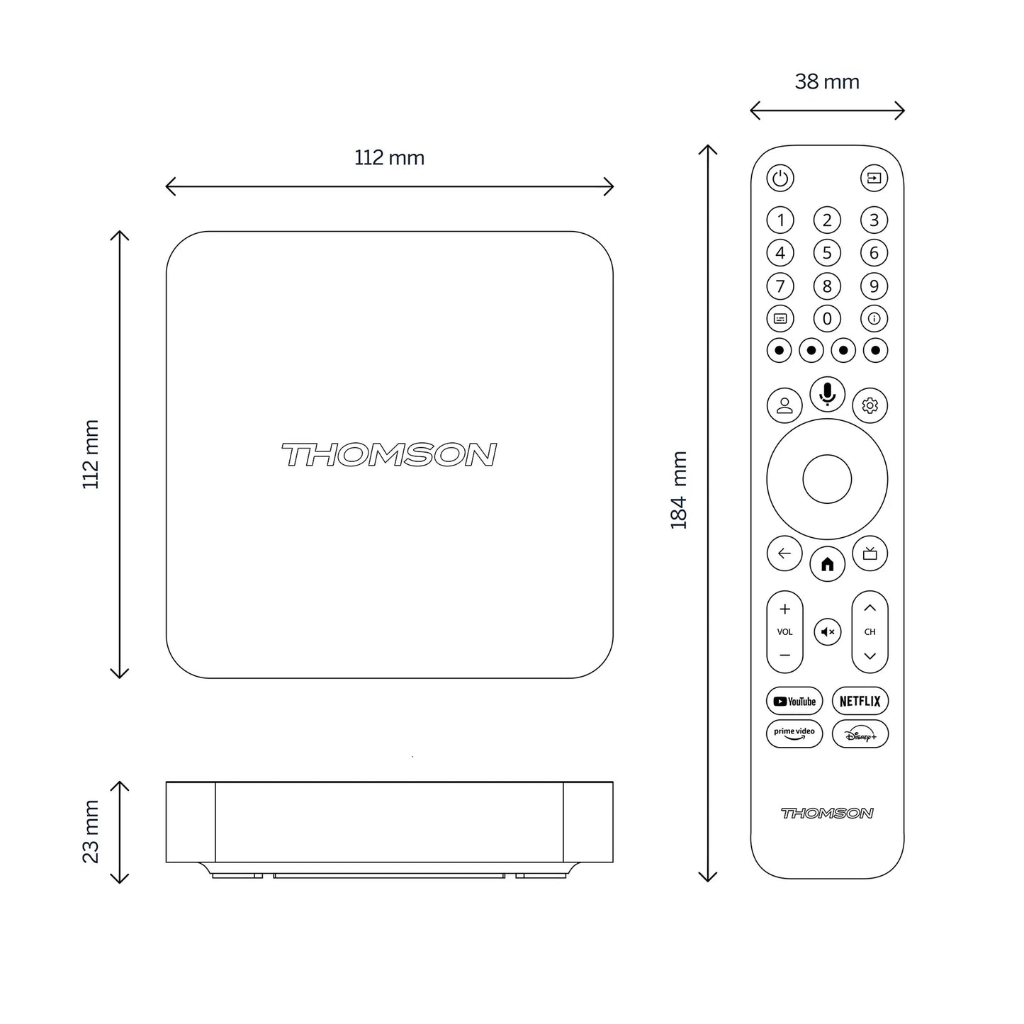 Thomson 4K Google TV Streaming Box (Model 240)