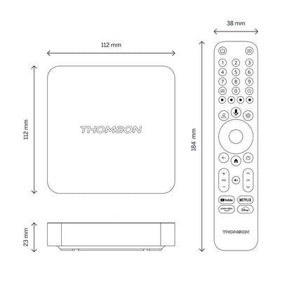 Thomson 4K Google TV Streaming Box (Model 240)