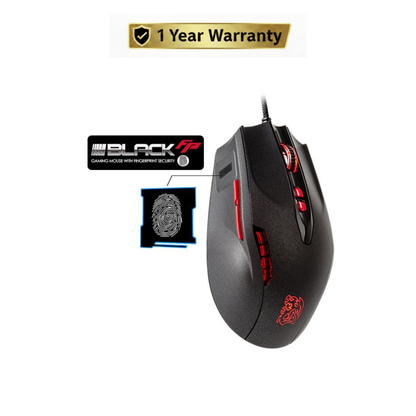 TTE Black FP Fingerprint Sensor – FIDO UAF Certified USB Security Key for Windows Login