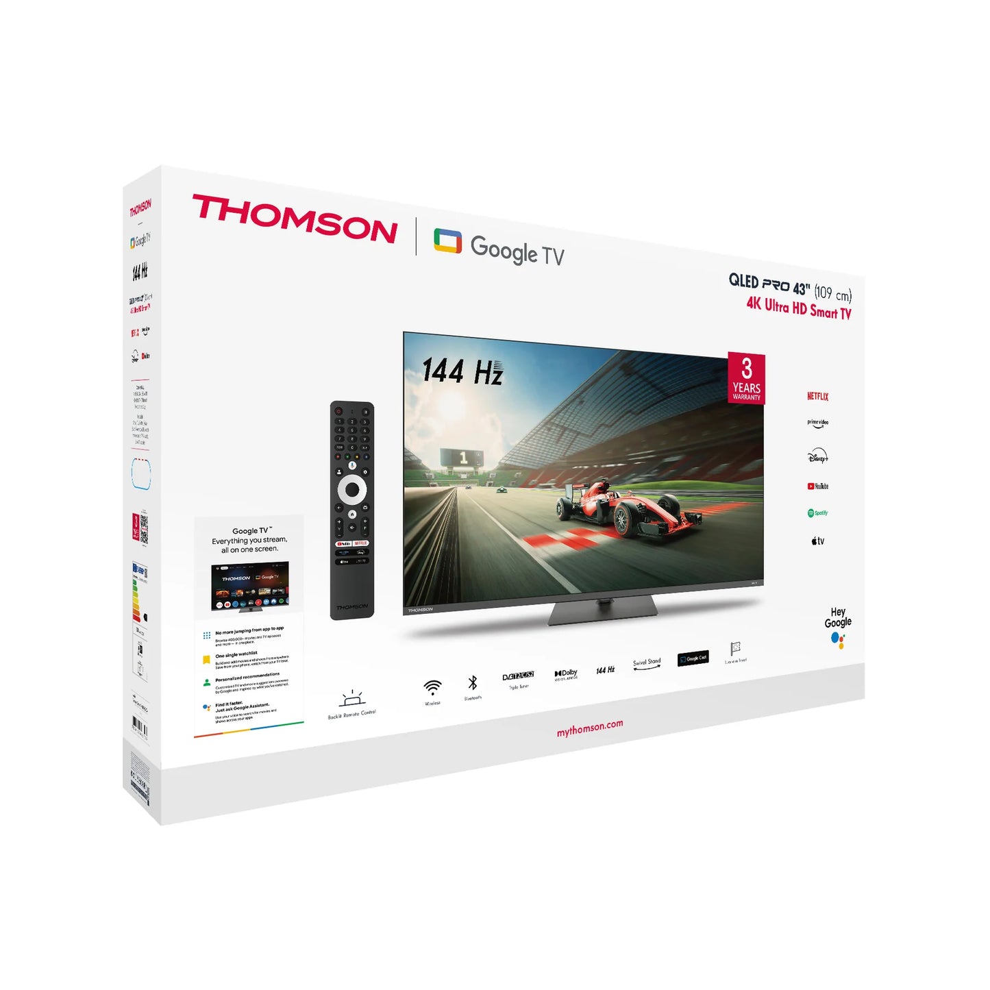 Thomson QLED PRO 4K Google TV (144Hz)
