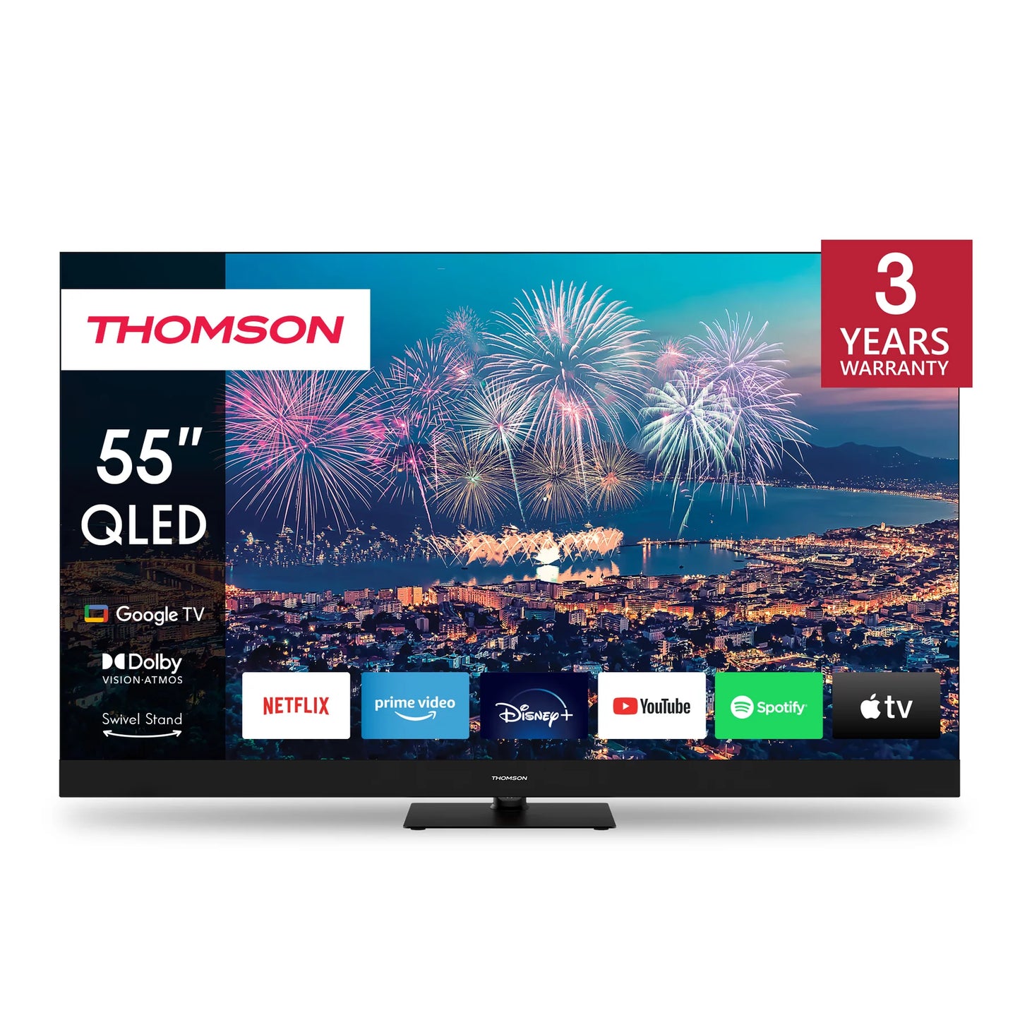 Thomson 55” QLED Plus 4K Google TV