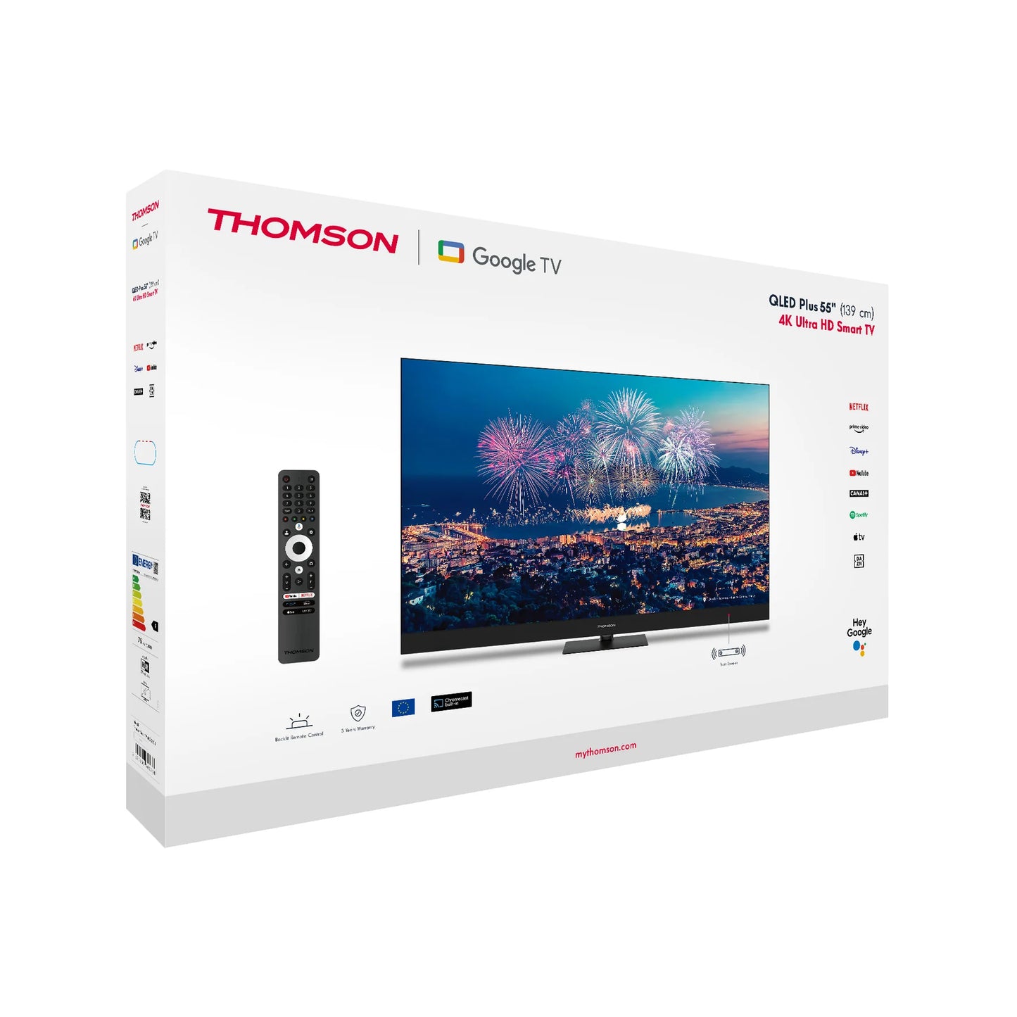 Thomson 55” QLED Plus 4K Google TV