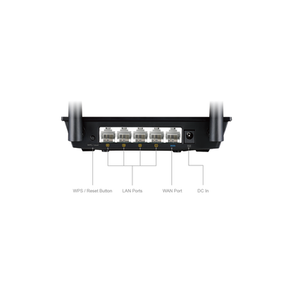 N300 Wi-Fi Router with three operating modes and two high-performance antennas
