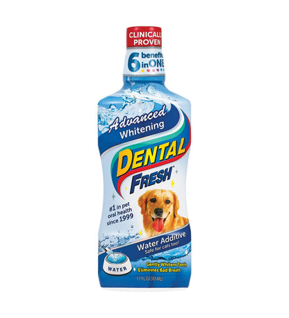 Dental Fresh® Water Additive for Dogs & Cats - Original & Advanced Whitening Formulas