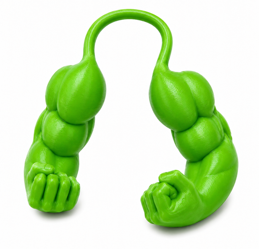 Muscle Arms Pet Costume – Funny 3D Printed Accessory for Cats & Dogs 💪🐶🐱