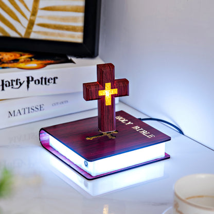 Holy Bible LED Cross Lamp