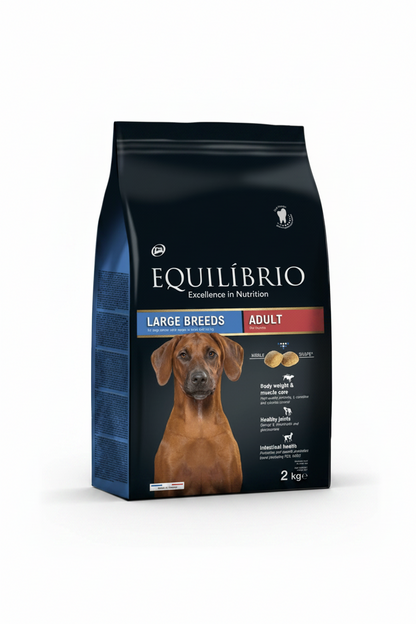 Equilibrio - Large Breed, Adult Dry Dog Food With Poultry - 2kg, 12kg