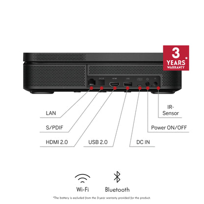 Thomson Ultra Short Throw Projector – Up to 100” Screen (Google TV)