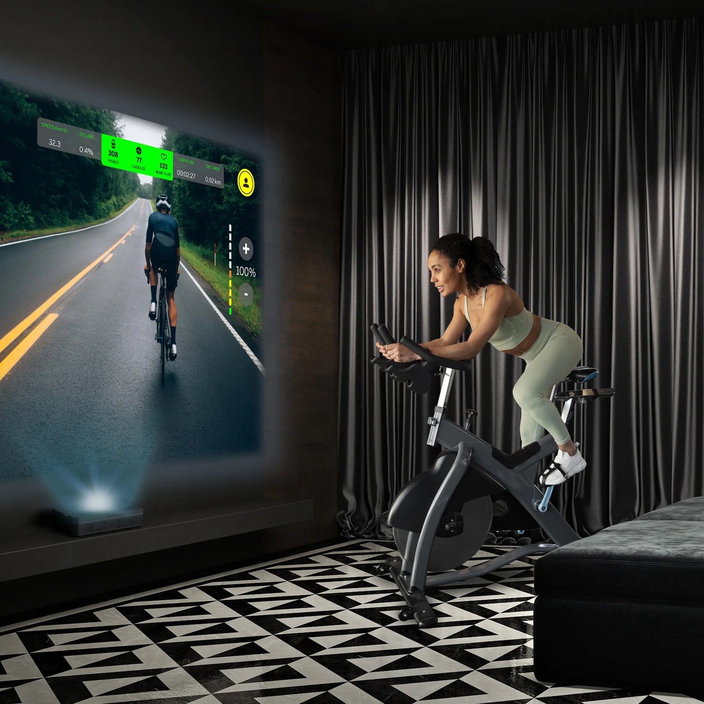 Thomson Ultra Short Throw Projector – Up to 100” Screen (Google TV)