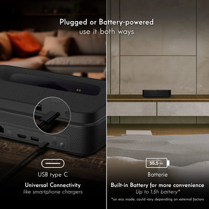 Thomson Ultra Short Throw Projector – Up to 100” Screen (Google TV)