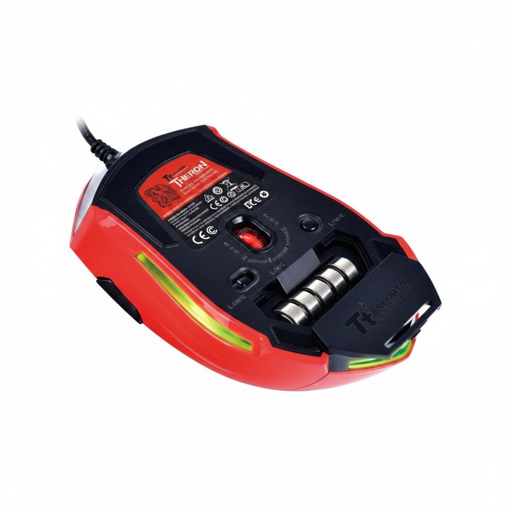THERON BLAZING Red Gaming Mouse – RGB Optical Gaming Mouse