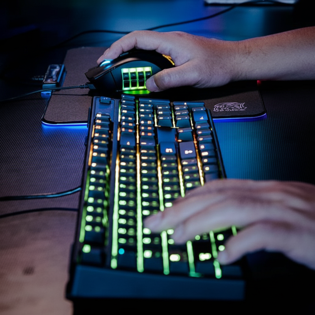TTE NEMESIS SWITCH Optical RGB Gaming Mouse – 12 Programmable Buttons