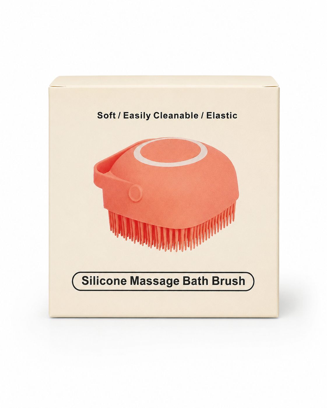 Silicone Massage Bath Brush – Soft Cleaning &amp; Shampoo Brush