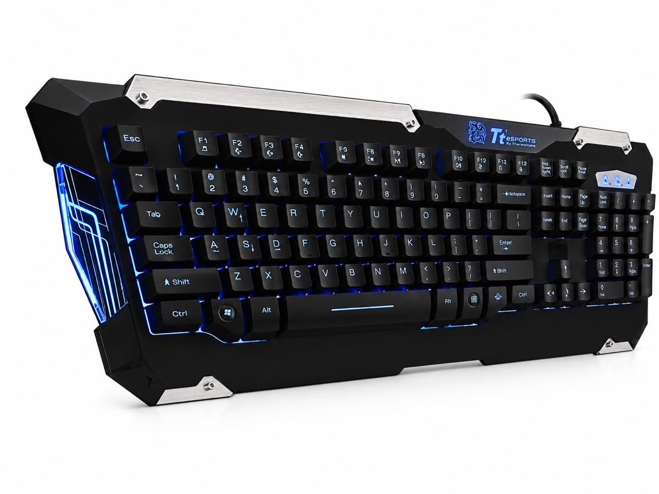 TT Commander Gaming Gear Combo – Backlit Keyboard with Metal Caps & Gaming Mouse