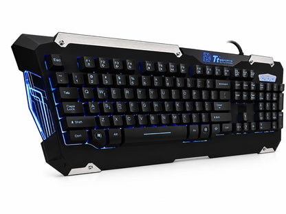 TT Commander Gaming Gear Combo – Backlit Keyboard with Metal Caps & Gaming Mouse