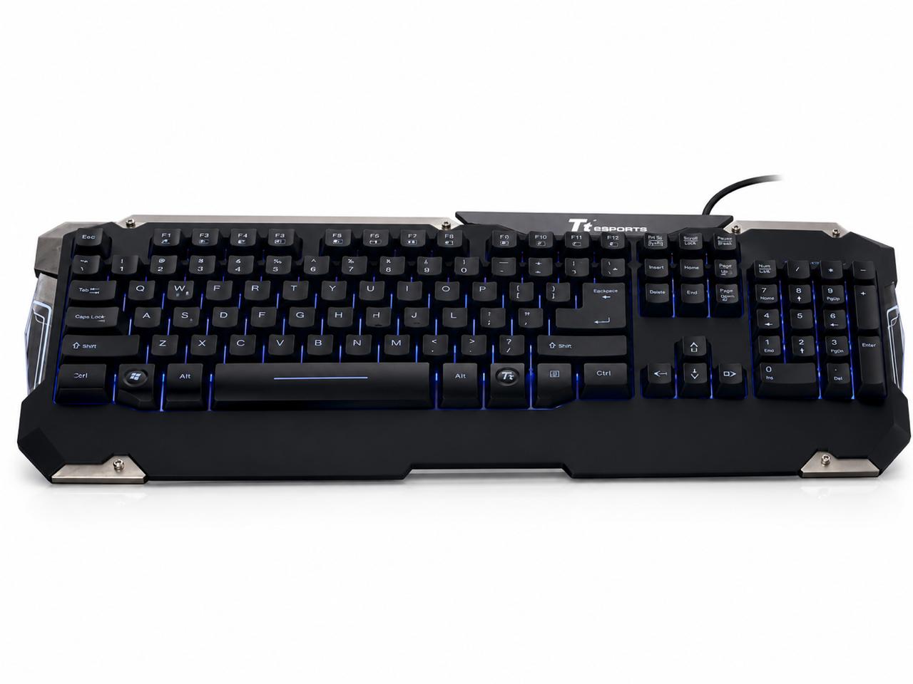 TT Commander Gaming Gear Combo – Backlit Keyboard with Metal Caps & Gaming Mouse