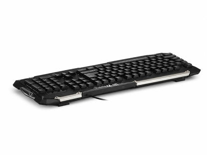 TT Commander Gaming Gear Combo – Backlit Keyboard with Metal Caps & Gaming Mouse