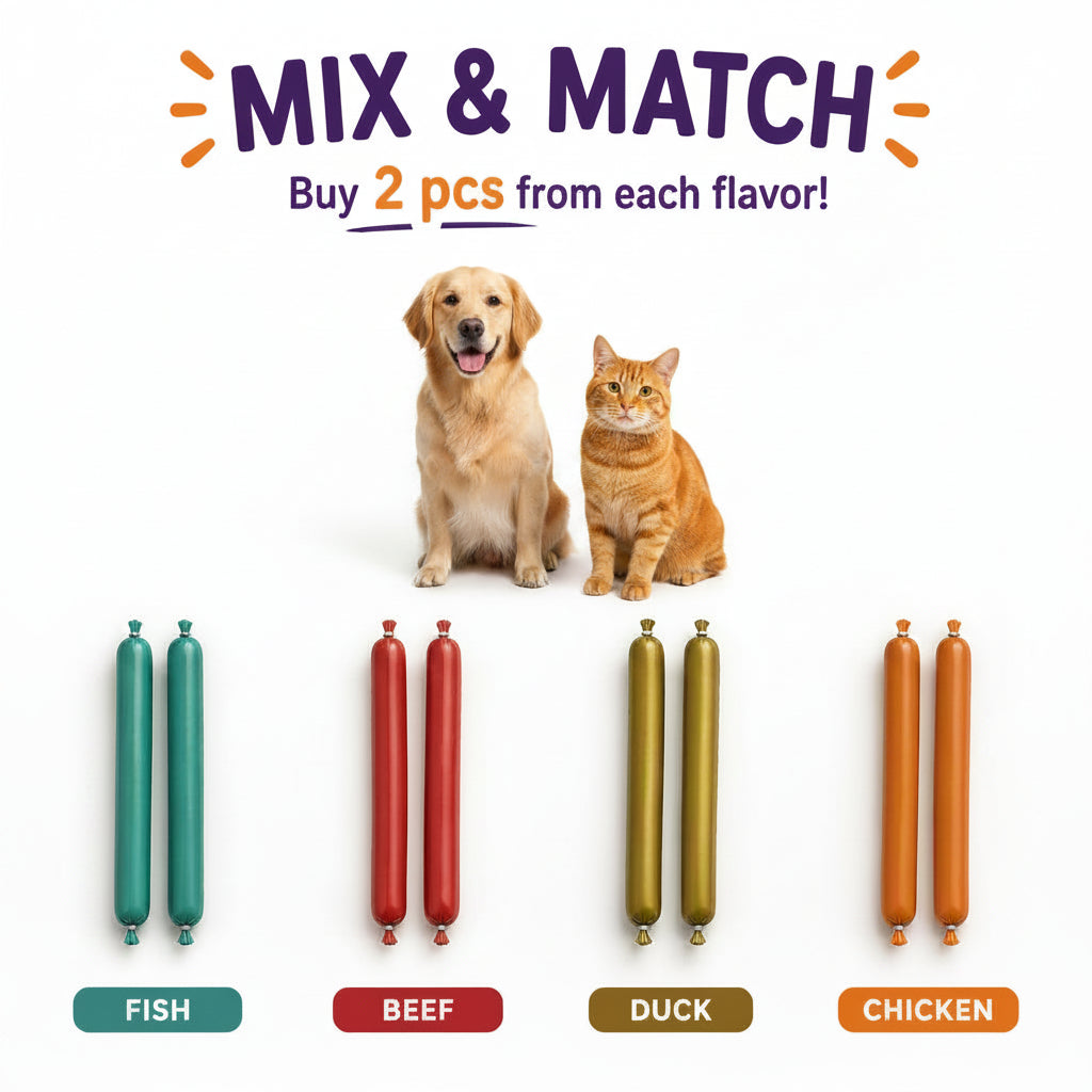 Sausage Snacks for Dogs & Cats