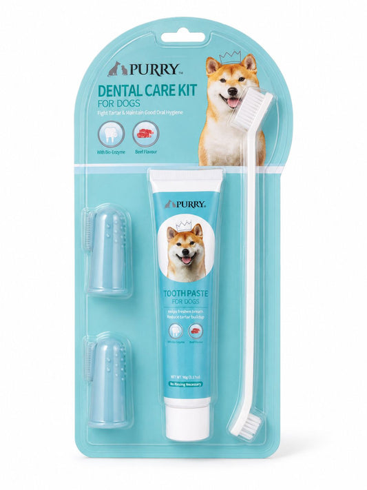 Purry Pet Dental Care For Dogs - Beef or Mint Flavor