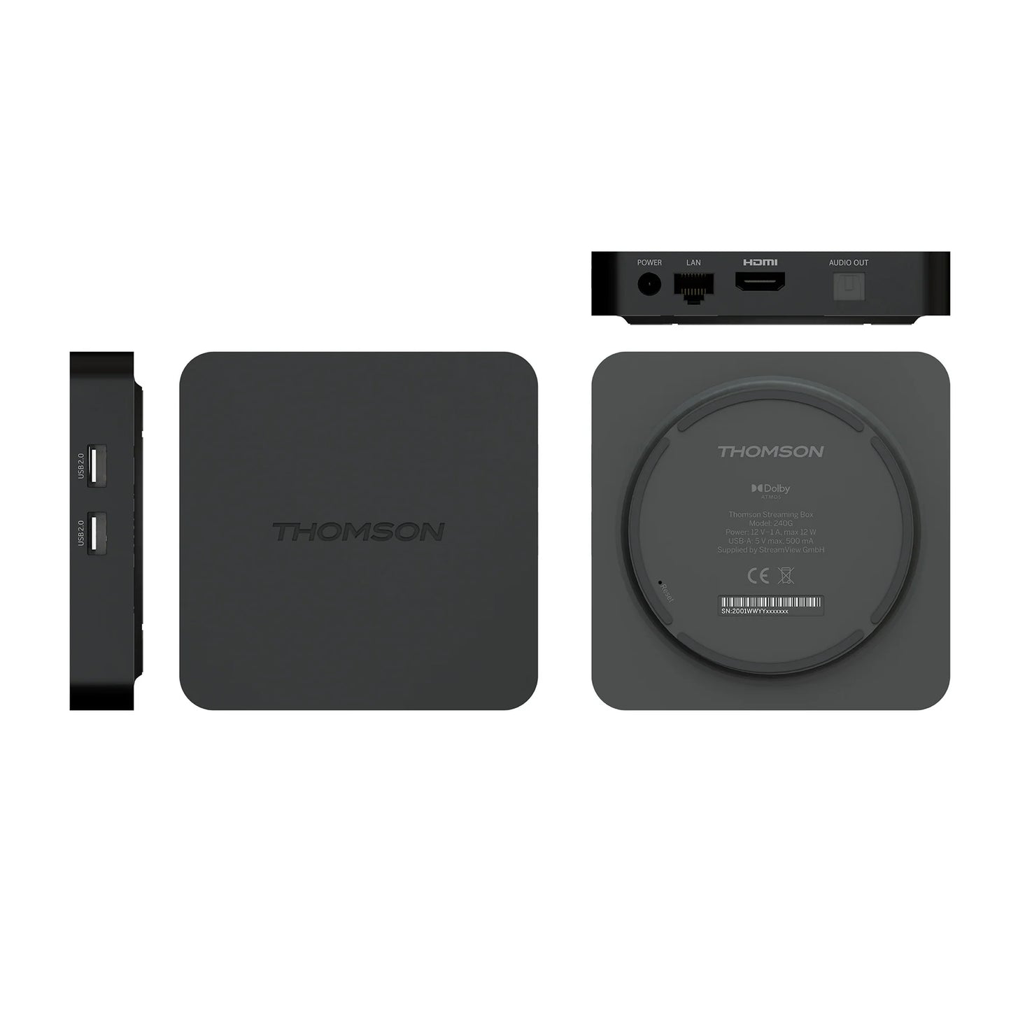 Thomson 4K Google TV Streaming Box (Model 240)
