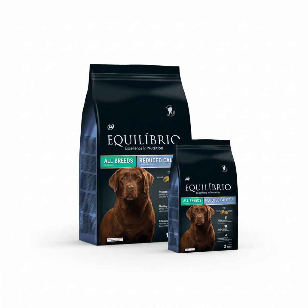 Equilibrio - All Breeds, Reduced Calories, Adult Dry Dog Food, With Poultry - 2kg, 12kg
